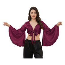 Satin Belly Dance Top | Self-Tie Choli Haut S-3XL | 41 Colors S29