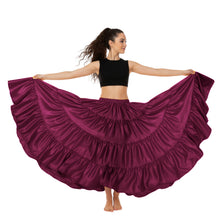 Ultimate Satin 25 Yard 4 Tier Skirt | Belly Dance Skirt S-5XL S20