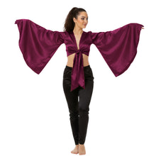 Satin Belly Dance Top | Self-Tie Choli Haut S-3XL | 41 Colors S37
