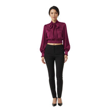 Satin Bow Blouse | Elegant Pussycat Tie Shirt S-3XL | 41 Colors S27