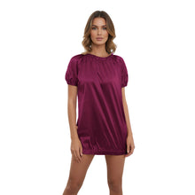 Satin Round Neck T-Shirt | Silky Short Sleeve Top S-3XL | 41 Colors S106