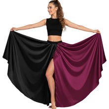 Reversible Full Circle Dance Skirt | Front Cut Flow S-3XL | 41 Colors S59
