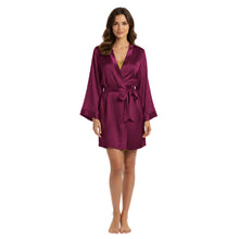 Satin Night Wear Bathrobe | Luxurious Kimono Robe S-3XL | 41 Colors S104