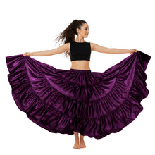 Ultimate Satin 25 Yard 4 Tier Skirt | Belly Dance Skirt S-5XL S20