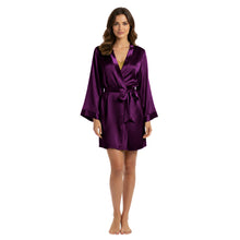 Satin Night Wear Bathrobe | Luxurious Kimono Robe S-3XL | 41 Colors S104