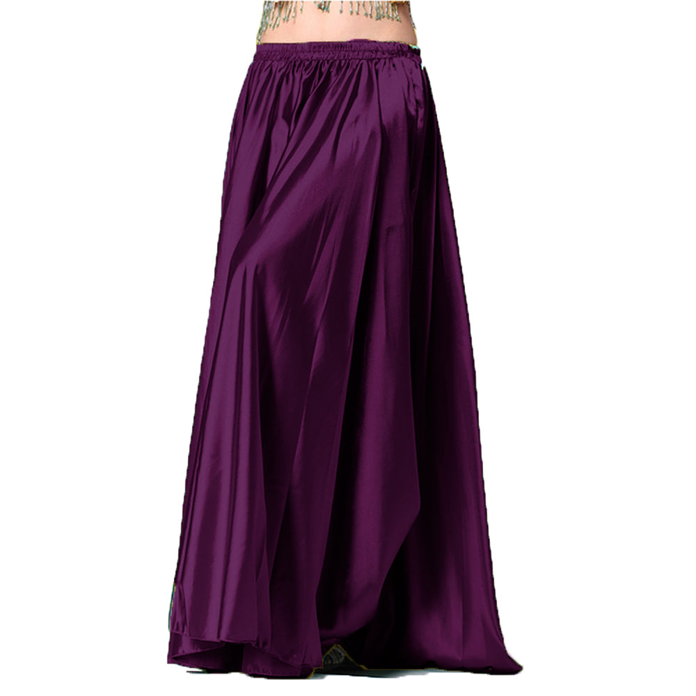 Satin Belly Dance Full Circle Skirt S69 - Regular Size 3