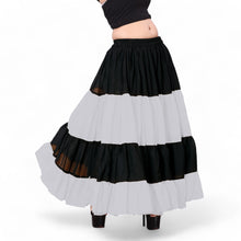 Epic 25 Yard 4-Tier Chiffon Skirt | Double Color Belly Dance S-5XL C63