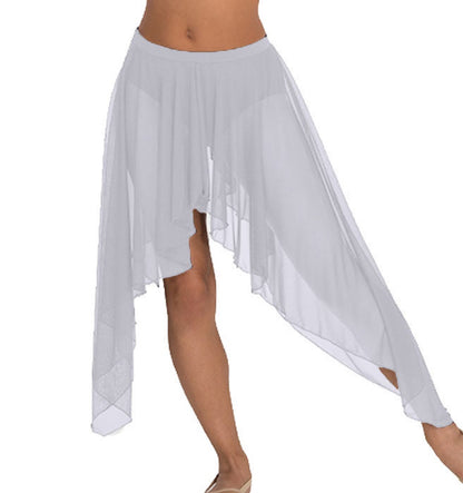 Belly Dance Side Assym sheer Skirt C44 - Regular Size 2