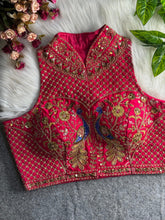 New Indian Wedding Wear and Designer Blouses Wear Heavy Italian Silk Blouse RK-1