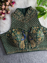New Indian Wedding Wear and Designer Blouses Wear Heavy Italian Silk Blouse RK-1