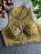 New Indian Wedding Wear and Designer Blouses Wear Heavy Italian Silk Blouse RK-1