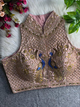 New Indian Wedding Wear and Designer Blouses Wear Heavy Italian Silk Blouse RK-1