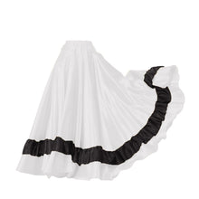 Belly Dance Satin Full Circle Skirt With Frill S33-Regular Size 3