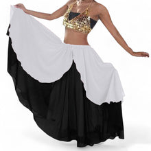 Chiffon 2 layer Belly Dance Skirt C1- Regular Size 2