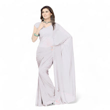 Chiffon Bollywood Plain Saree C26  2