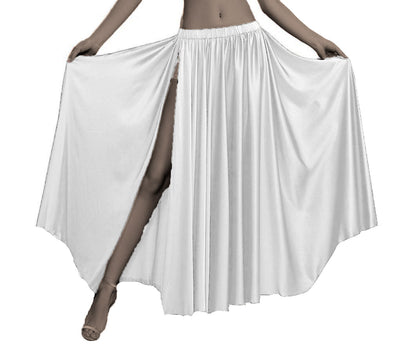 Belly Dancing Skirt Full Circle Skirt One Slit S93 - Regular Size 3