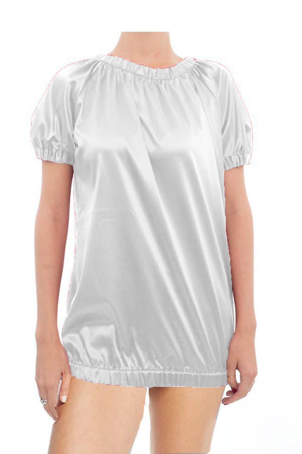 Satin Loose T shirt S106 - Regular Size 3