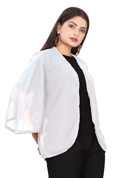 Women Chiffon Shrug / Jacket C51- Regular Size 2