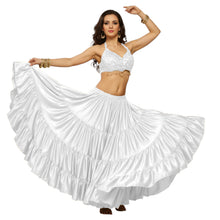 Ultimate Satin 25 Yard 4 Tier Skirt | Belly Dance Gown S-5XL S4