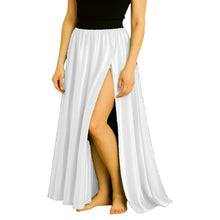 Satin Half Circle Skirt | Side Cut Dance Flow S-3XL | 41 Colors S94