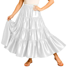 Ultimate Satin 32 Yard 4 Tier Skirt | Pro Belly Dance S-3XL S30