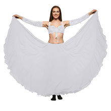 25 Yard 4-Tier Chiffon Belly Dance Skirt | Extreme Volume Sheer Dancewear C7