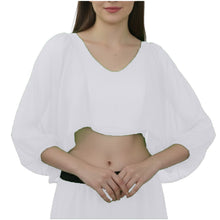 Deep Green Full Flair Ruffle Sleeve Belly Dance Top, classic stretch fit top.