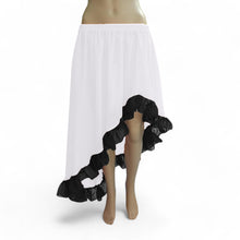 Chiffon sheer Assymetrical Skirt With Frill C22 - Regular Size 2