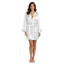 Satin Night Wear Bathrobe | Luxurious Kimono Robe S-3XL | 41 Colors S104