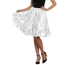 Satin 3-Layer Short Skirt | Tiered Ruffle Party Mini S-3XL S62