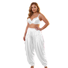Satin Salwar Pants for Women – Wide Leg Harem Pants, S-5XL, 41 Colors S149