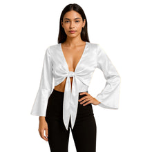 Fluroscent Green Satin Ruffle Dance Top, vibrant neon choli.