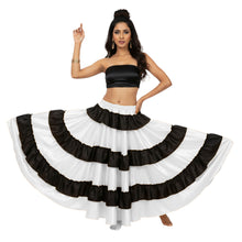 Satin Full Circle Dance Skirt Frill | 360° Flow S-3XL S46