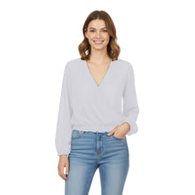 Chiffon V Neck Cover Top | Sheer Flowy Blouse S-5XL | 30 Colors C53