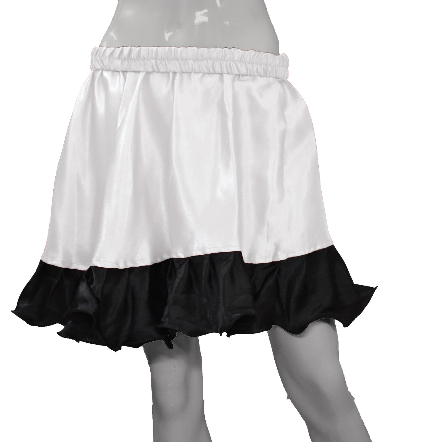 Satin Short skirt with Frill S63 - Regular Size 3