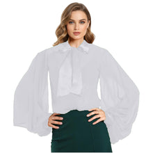 Chiffon Button Down Shirt | Sheer Blouse S-5XL | 30 Colors C47