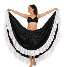 Satin 12 Yard Skirt w/ Frill | Full Volume Dance S-3XL | 41 Colors S22