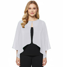 Chiffon Sheer Peplum Top | Flowy Blouse S-5XL | 30 Colors C48