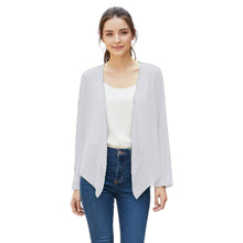 Chiffon Long Sleeve Shrug | Sheer Bolero Cover-Up S-5XL | 30 Colors C49