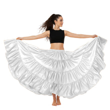 Ultimate Satin 25 Yard 4 Tier Skirt | Belly Dance Skirt S-5XL S20