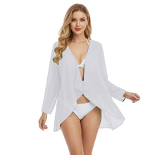 Chiffon Swimwear Cover Up Jacket | Sheer Beach Shrug S-5XL C77