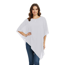 Chiffon Round Neck Fancy Top | Dressy Blouse S-5XL | 30 Colors C59