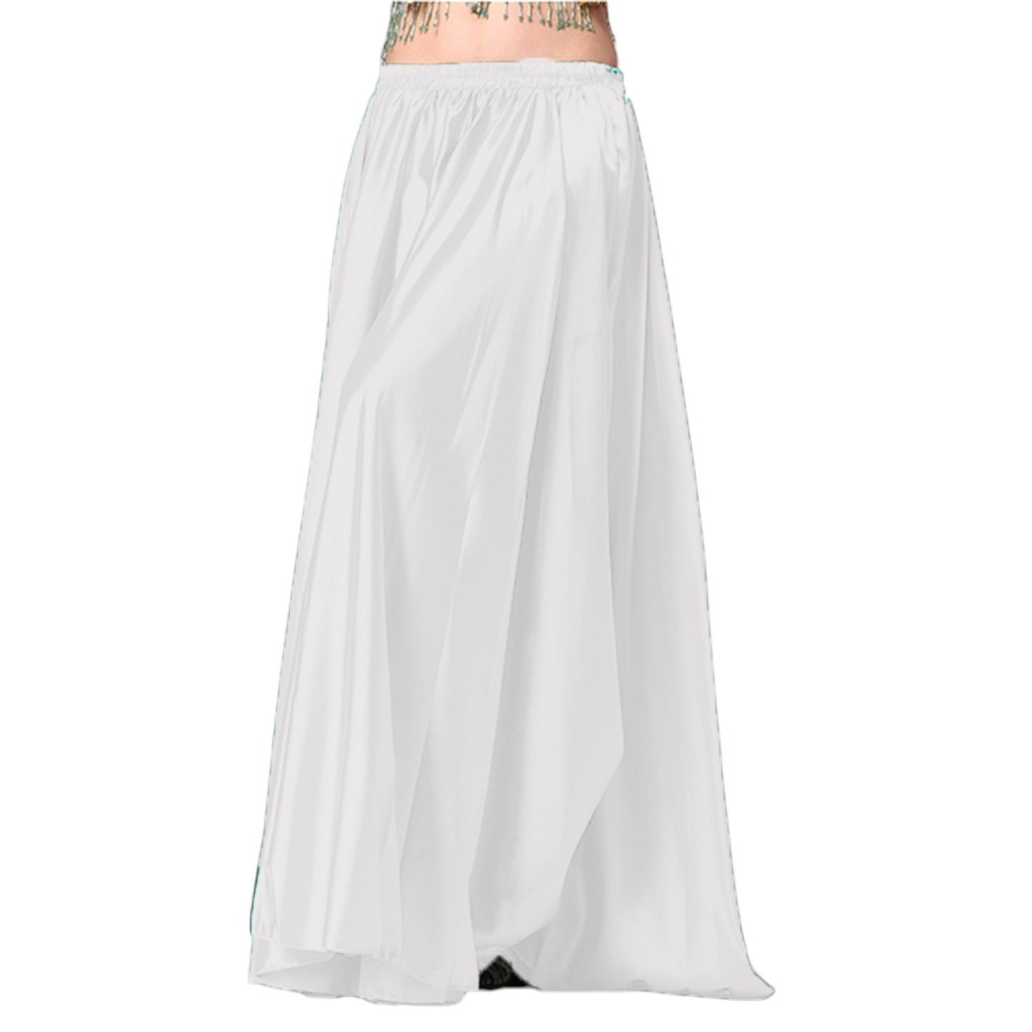 Satin Belly Dance Full Circle Skirt S69 - Regular Size 3