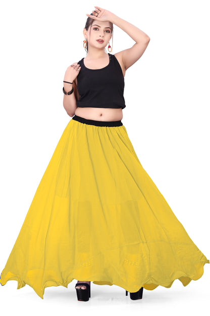 Chiffon Half Circle Belly Dance Skirt C13- Regular Size 2