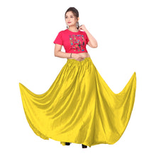 Satin Belly Dance Full Circle Skirt S8-Regular Size 3