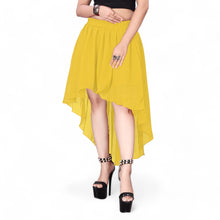 Chiffon Asymmetrical High-Low Skirt | Modern Dance, Lyrical, Belly Dance Fusion C9