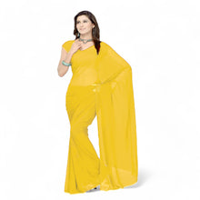 Chiffon Bollywood Plain Saree C26  2