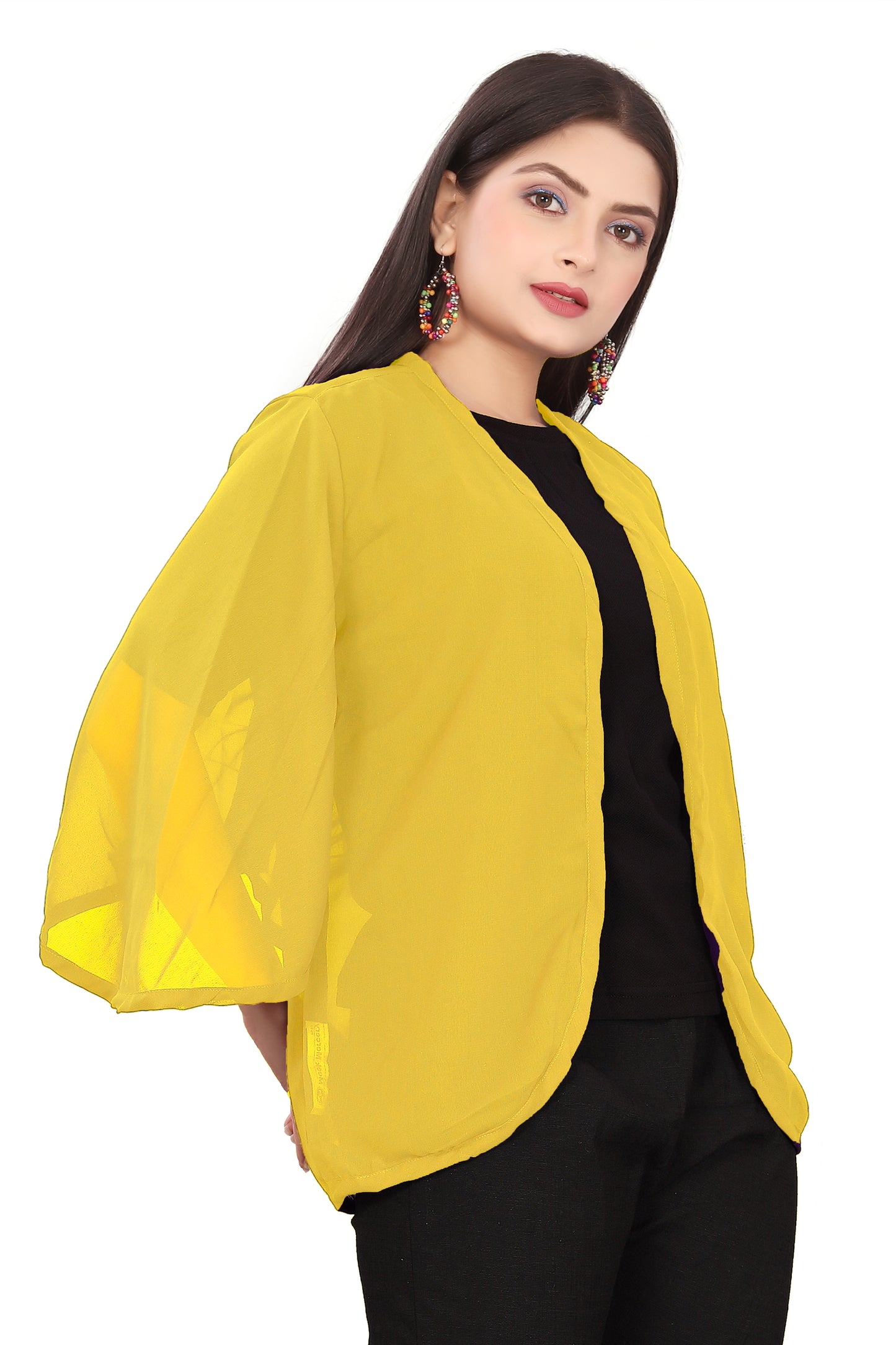 Women Chiffon Shrug / Jacket C51- Regular Size 2