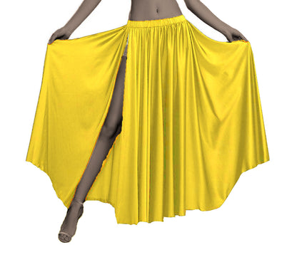 Belly Dancing Skirt Full Circle Skirt One Slit S93 - Regular Size 3