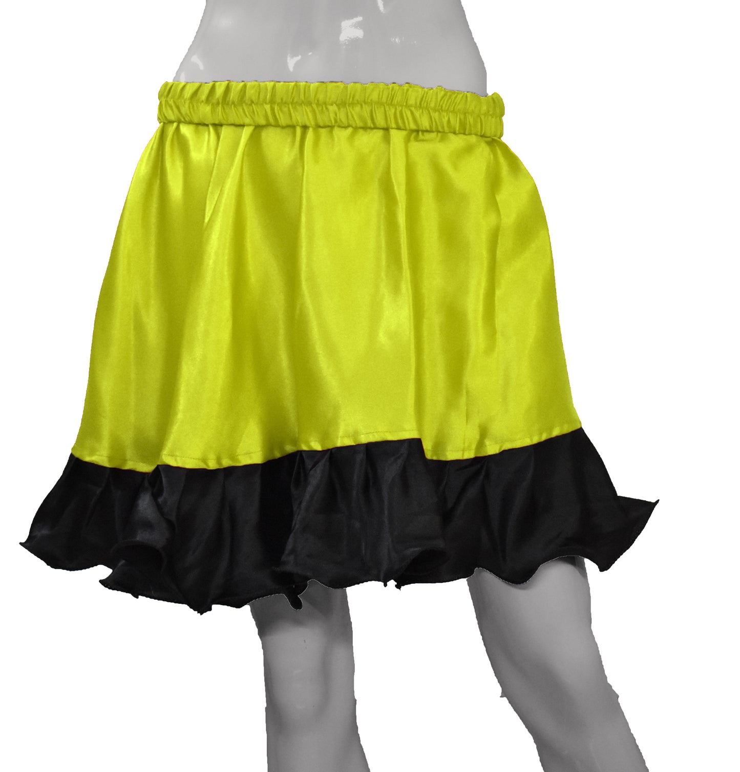 Satin Short skirt with Frill S63 - Regular Size 3